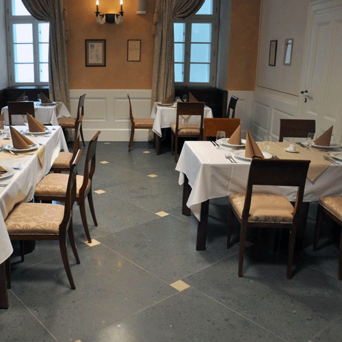 Pavimento de restaurante
